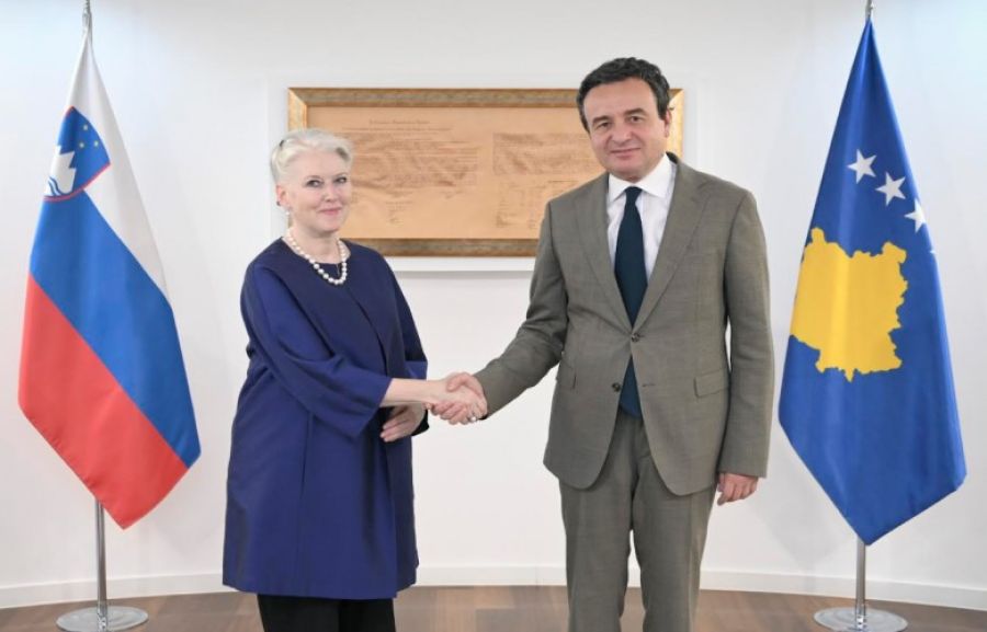 Başbakan Kurti'den Slovenya Büyükelçisine Veda