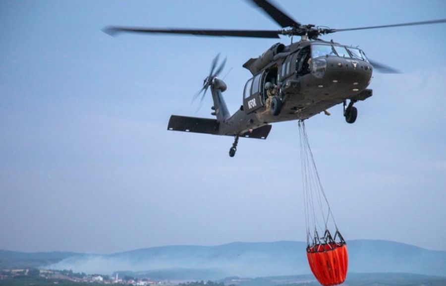 Amerikan KFOR’u, Yangınlarla Mücadelede  Yardım Ediyor