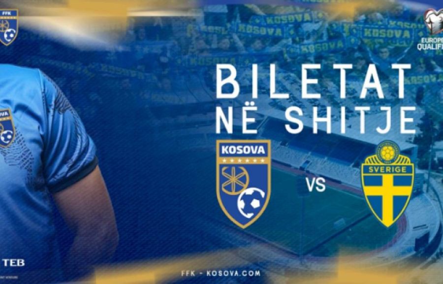 Kosova – İsveç Maçı İçin Biletler Satışa Çıktı