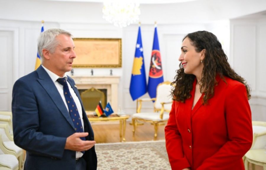 Osmani, Görev Süresi Sona Eren Almanya Büyükelçisi Rohde ile Görüştü