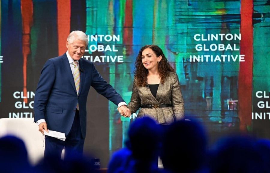 Osmani, Clinton ile New York’ta Kosova’nın Hikâyesini Paylaştı