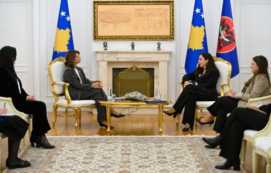 Osmani, UN Women Avrupa ve Orta Asya Müdürünü Kabul Etti