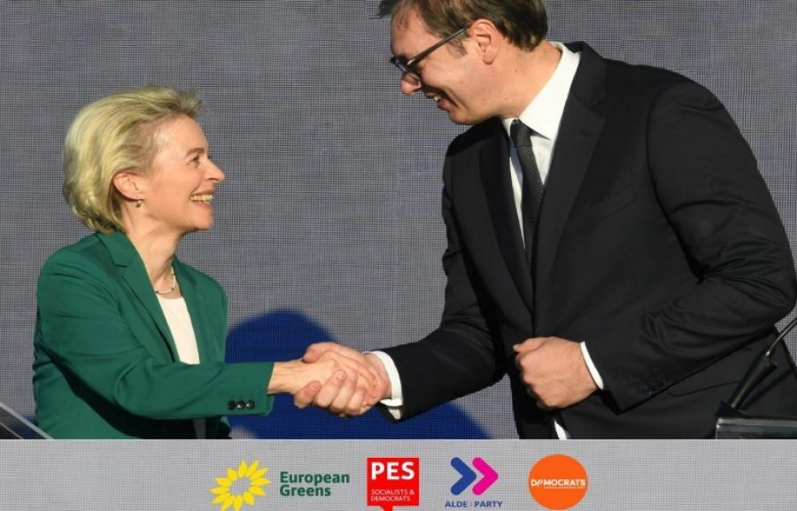 Von der Leyen'e Çağrı: Sırbistan'daki Protesto Baskılarını Kınayın