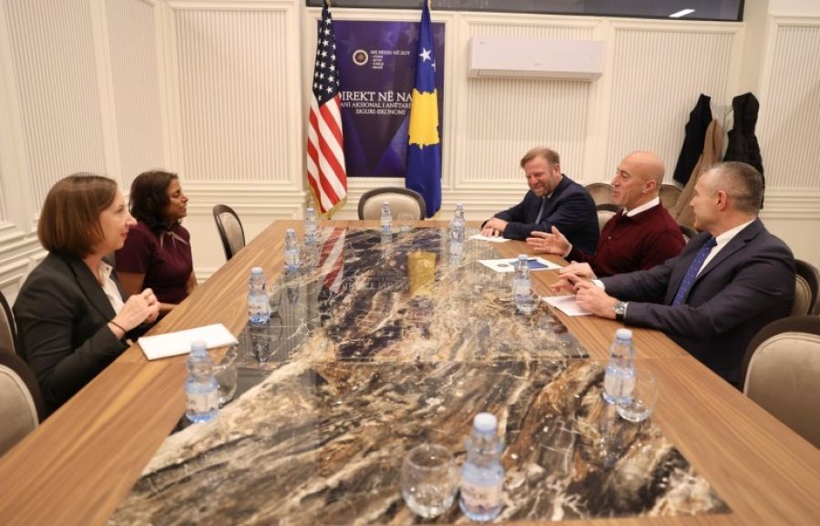  Haradinaj, ABD Maslahatgüzarı Prattipati ile 28 Aralık Seçimlerini Görüştü