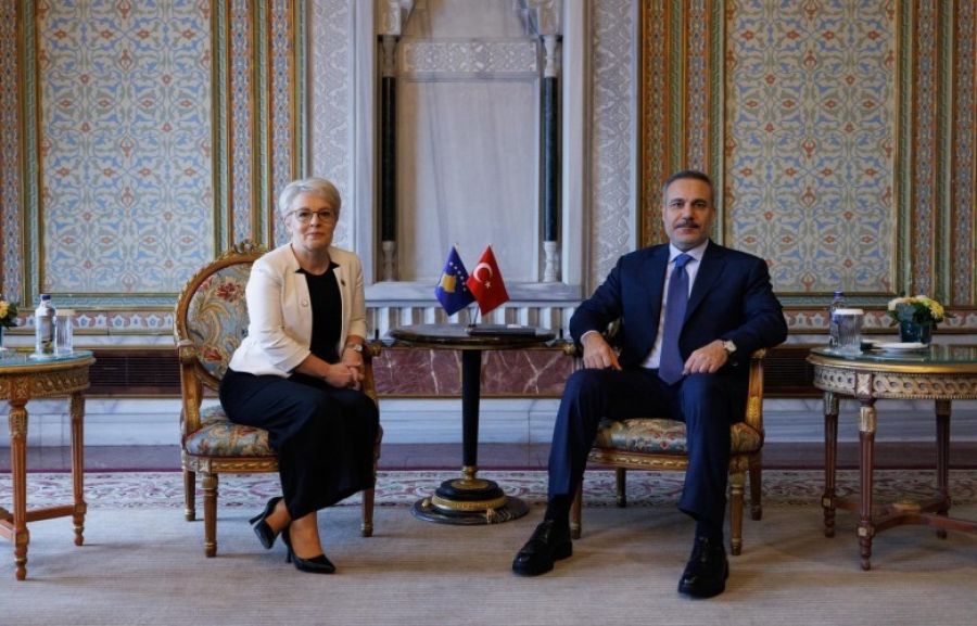 Gërvalla, İstanbul’da Türkiye Mevkidaşı Fidan’la Görüştü