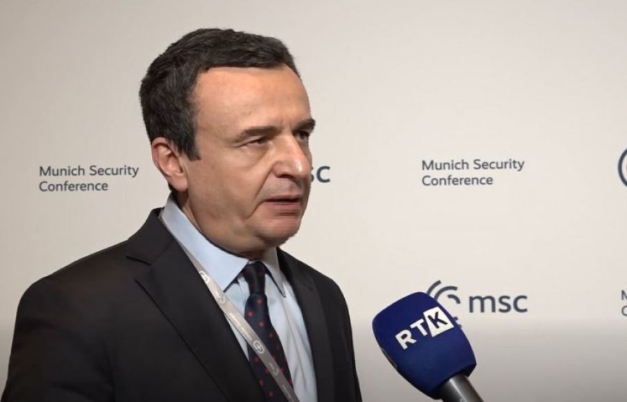Kurti, Munich Güvenlik Konferansında