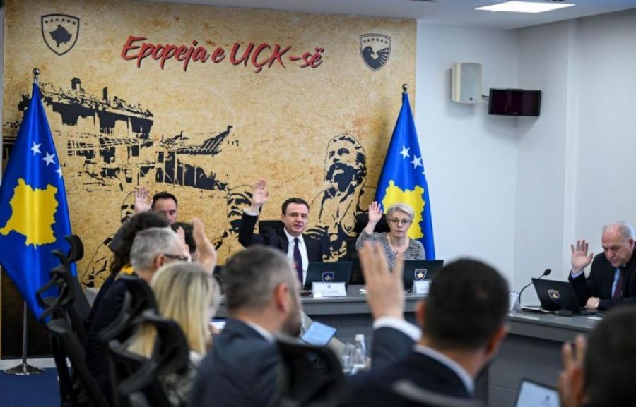 Kosova Hükümeti Bir Dizi Kararı Onayladı