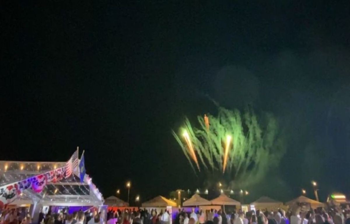 Priştine'de ABD'nin 250. Yıl Kutlamaları: Havai Fişek Gösterisi ve Dostluk Mesajları
