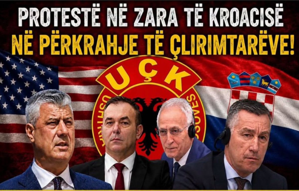 Hırvatistan’da UÇK’nın Eski Liderlerine Destek Protestosu Bugün  Düzenleniyor