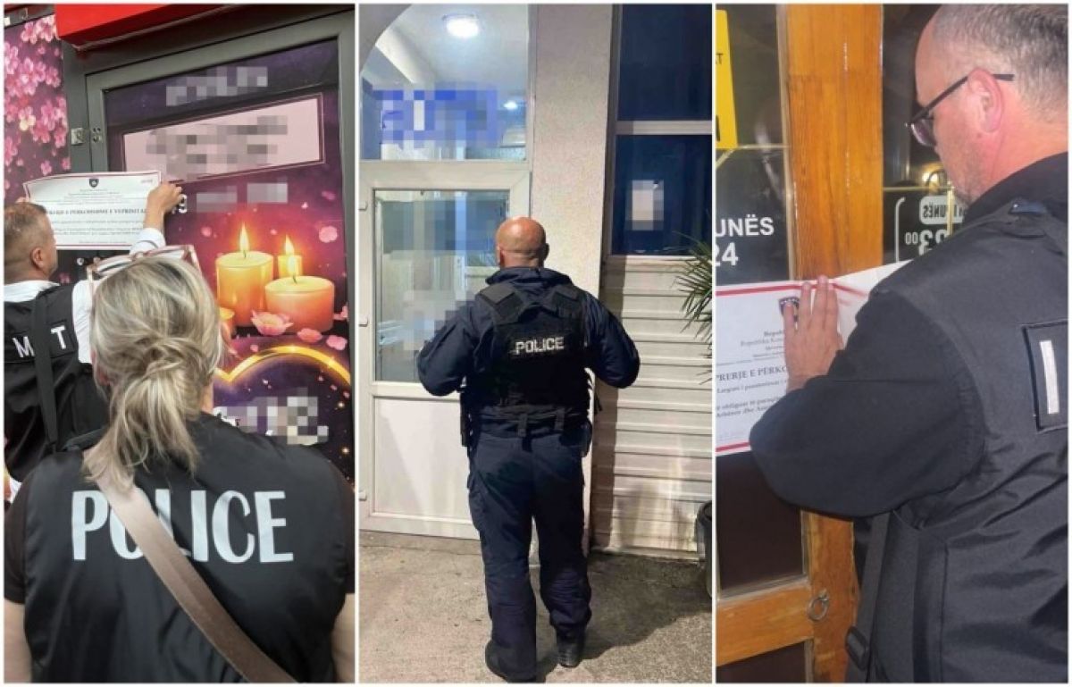 Kosova Polisi Tarafından Eğlence Mekanları ve Masaj Salonları Denetlendi