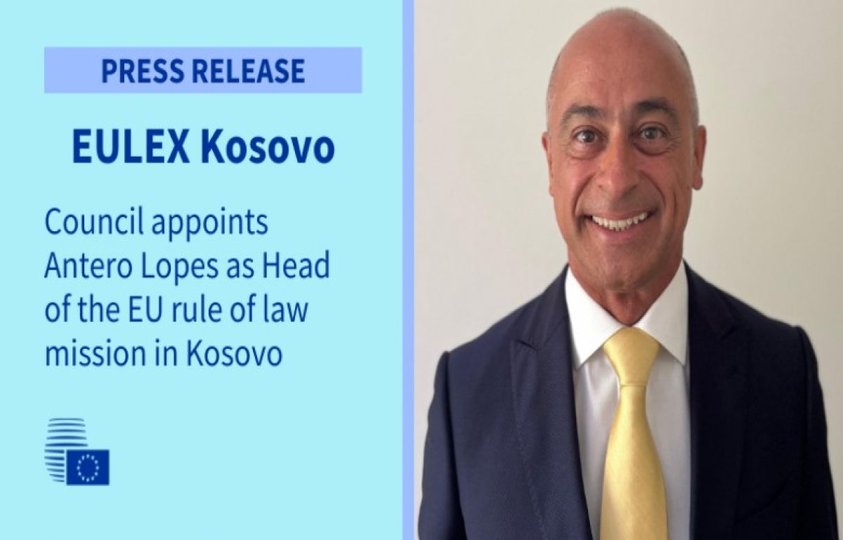 AB Konseyi, Antero Lopes’i EULEX’in Yeni Başkanı Olarak Atadı
