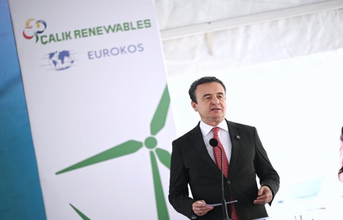 Kurti, 106 Milyon Euroluk Zatriq Rüzgar Enerjisi Parkı'nın Açılışına Katıldı