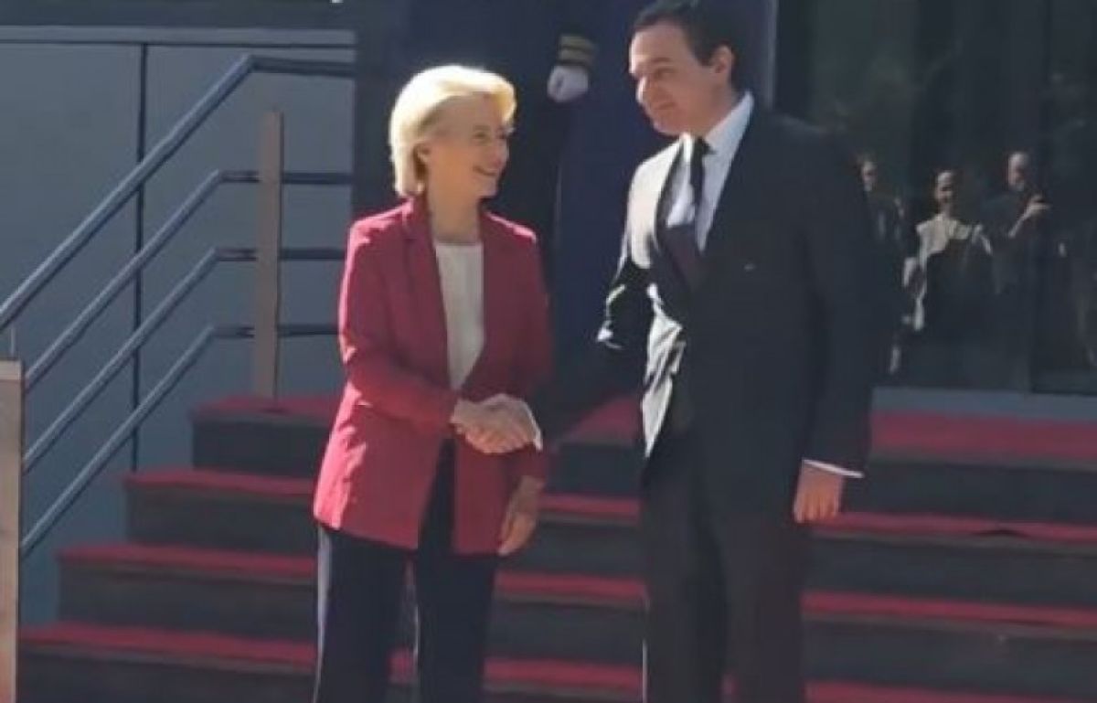 Başbakan Kurti, Von der Leyen’i Kabul Etti