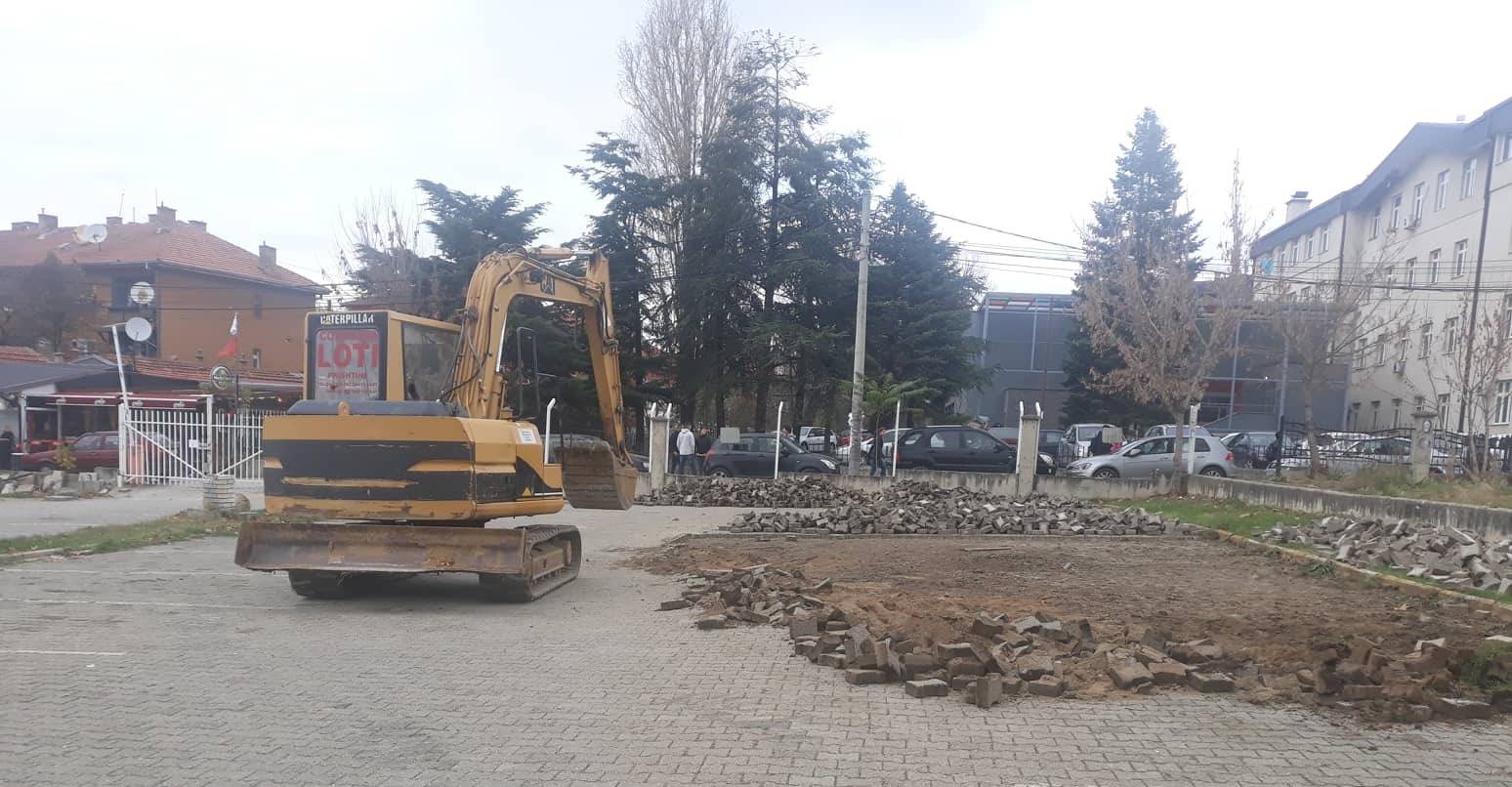 Üniversite Kampüsünde Kazı İçin Hazırlıklar Başladı