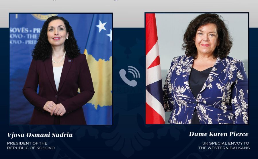 Cumhurbaşkanı Osmani, Britanya'nın Balkan Temsilcisiyle Görüştü
