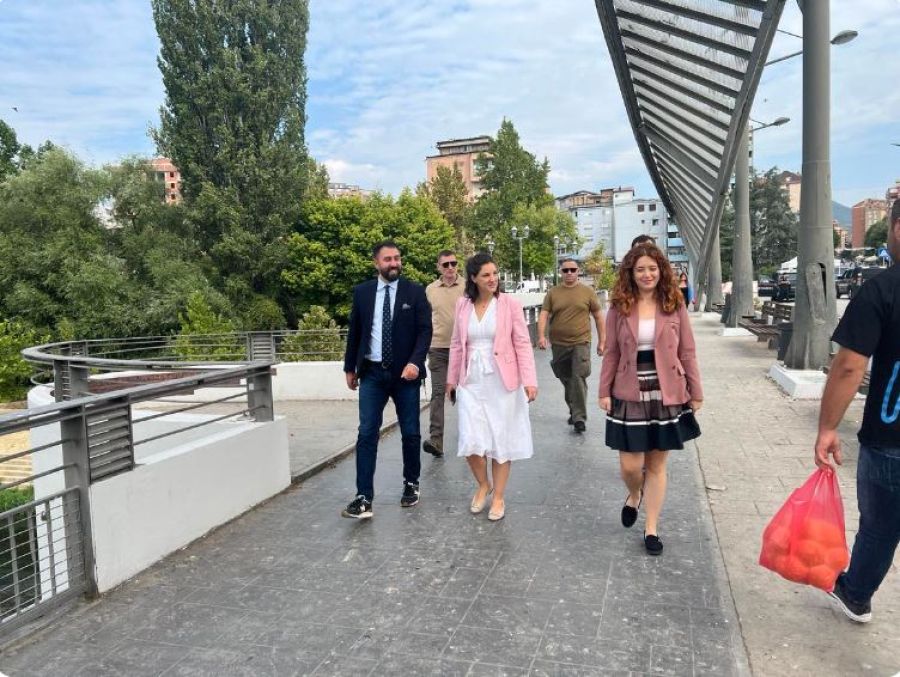 İki Bakan İbre Köprüsünde Görüldü