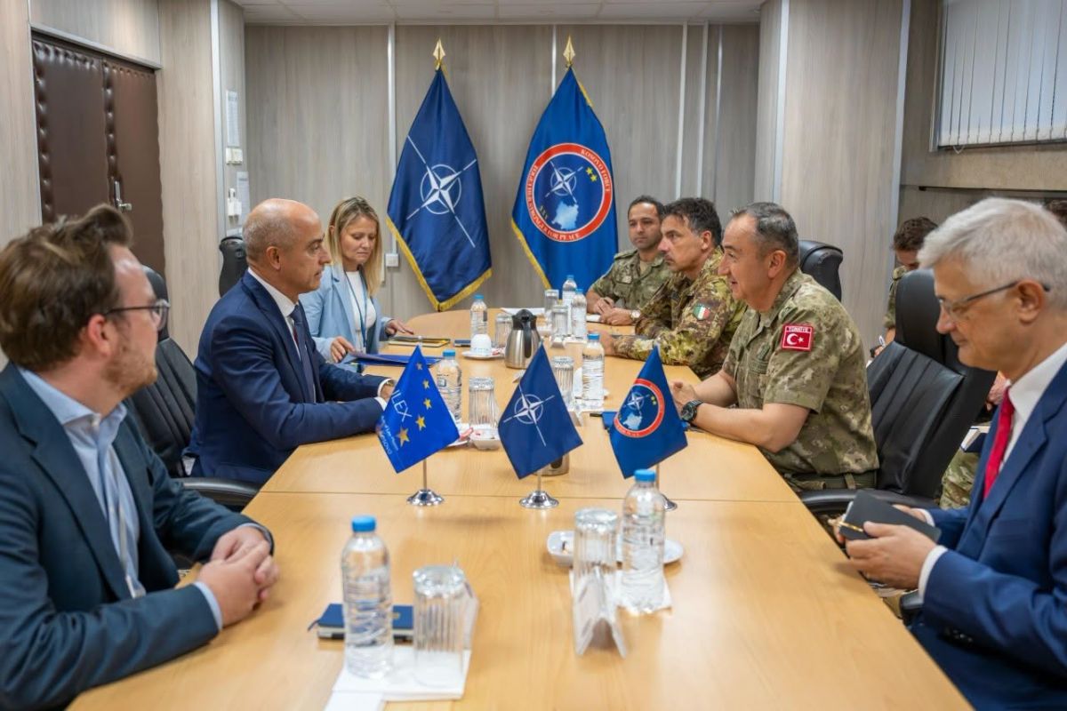 KFOR Komutanı Ulutaş, EULEX’in Yeni Başkanı Lopes ile Görüştü