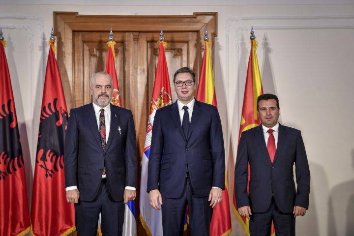 Rama ve Vuçiç, Mini Schengen Konusunu Görüşmek Üzere Üsküp’te Bulunuyorlar
