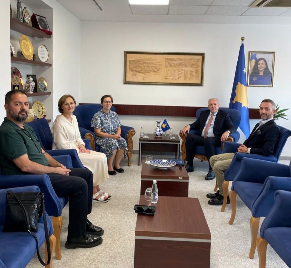 Damka, IOM Kosova Misyon Şefi Anna Rostocka ile Görüştü