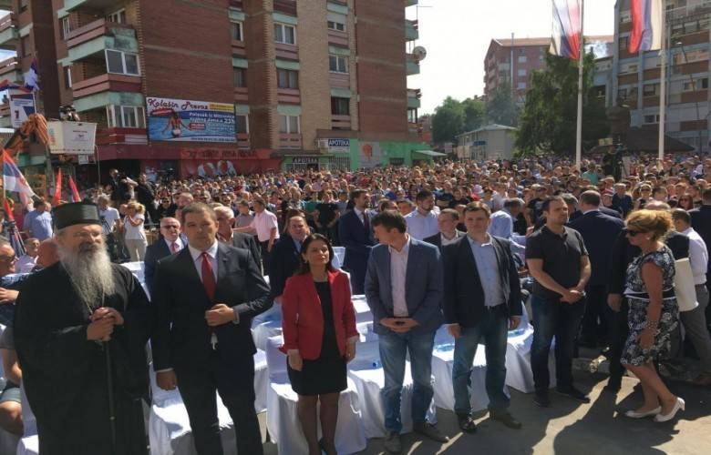 Kosovalı Yetkililer Çar Lazar Anıtı Açılışında