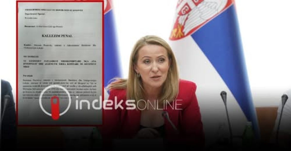 Paunović Hakkında Kosova Özel Savcılığı'na Suç Duyurusu Yapılacak