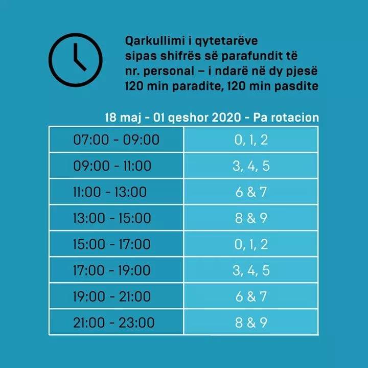 18 Mayıs-1 Haziran Sokağa Çıkma Saat Dilimi Çizelgesi