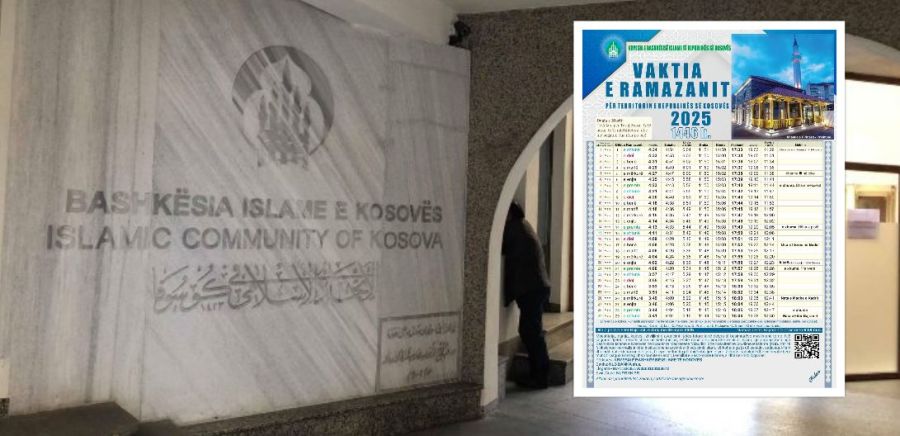 Kosova İslam Birliği Ramazan İmsakiyesini Yayınladı