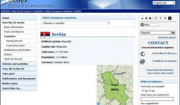 AB, Sırbistan İle Ortak Haritadan Kosova'yı Çıkardı
