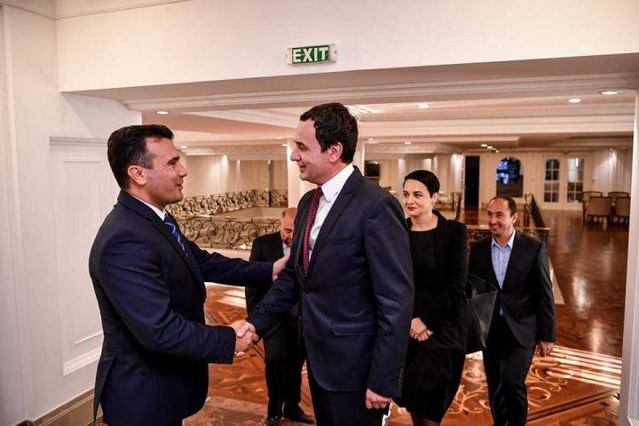 Zaev’den Kurti’ye Tebrik Mektubu