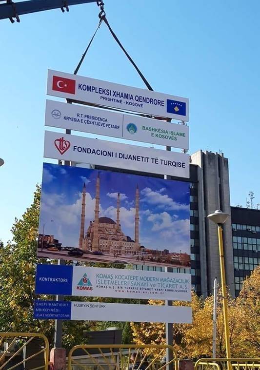 Priştine Merkez Cami Yapım Çalışmaları Başladı