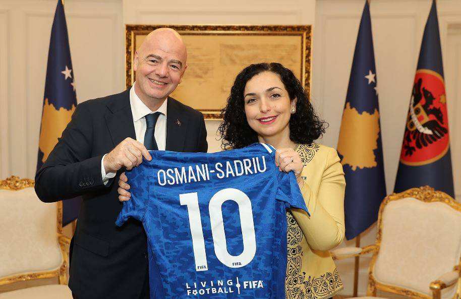 İnfantino, Osmani ile Görüştü