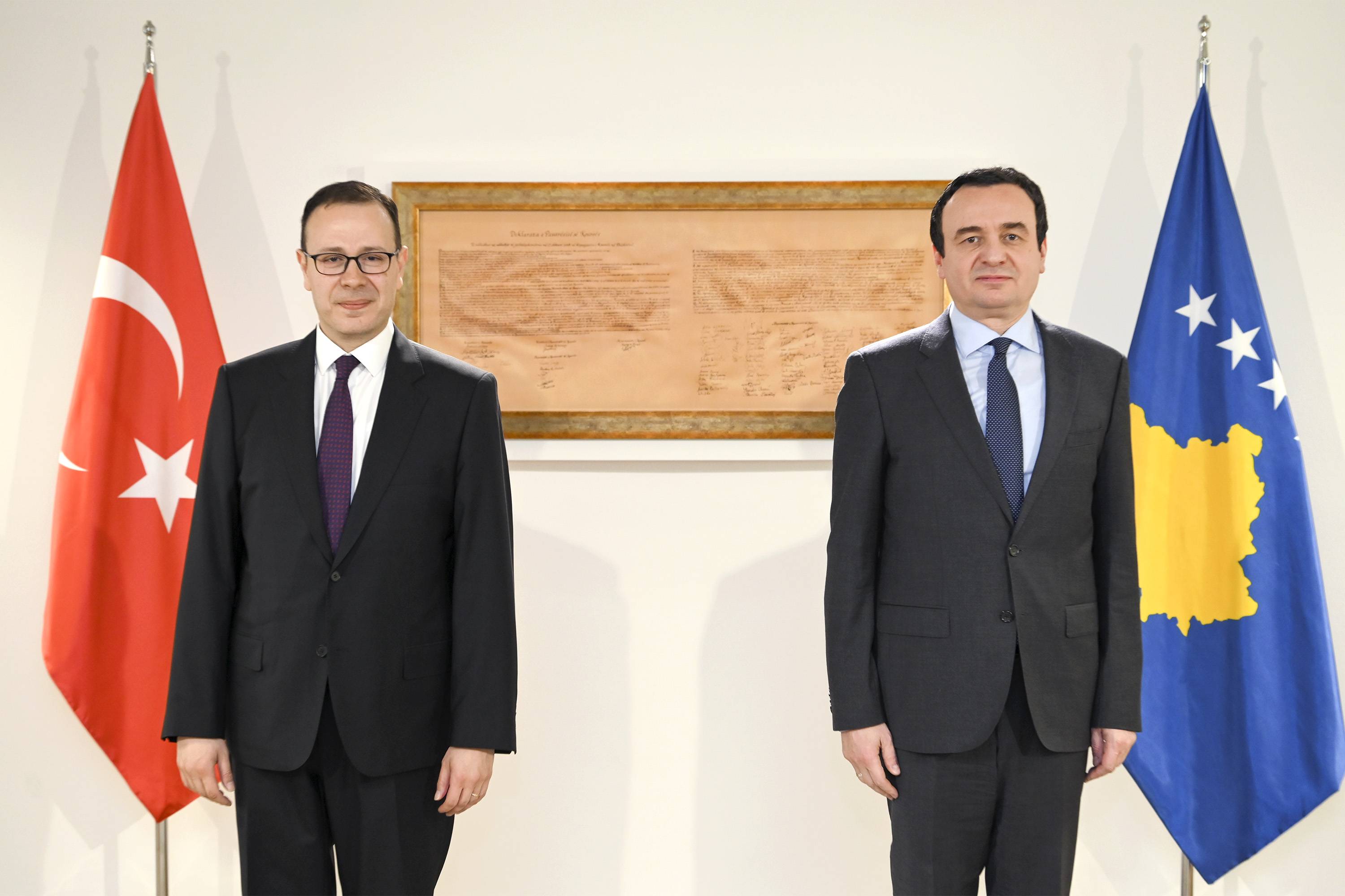 Başbakan Kurti, Türkiye Büyükelçisi Angılı’yı Kabul Etti