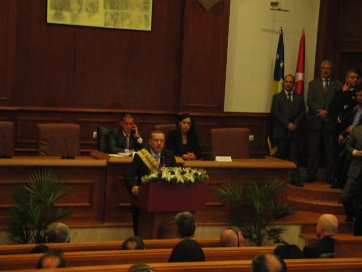 Başbakan Erdoğan Prizren'in Fahri Hemşehrisi