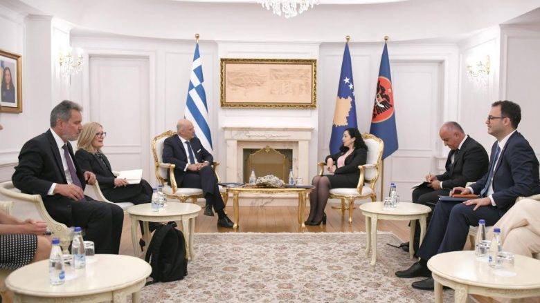 Osmani-Dendias Görüşmesinde Kosova’nın Tanınmasına Vurgu Yapıldı
