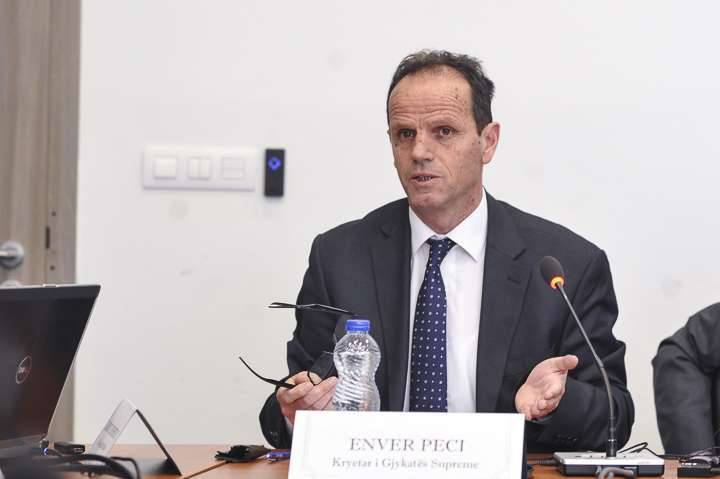 Enver Peci, Anayasa Mahkemesi Yargıcı Seçildi