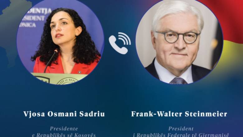 Osmani ve Steinmeier, Kosova-Almanya İyi İlişkilerini Yeniden Teyit Etti