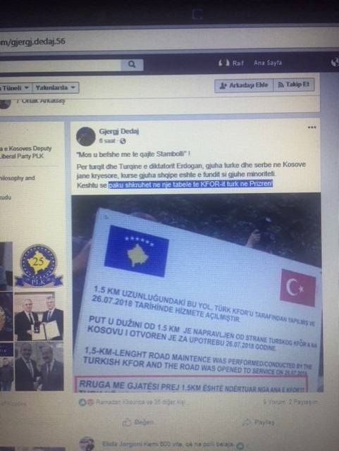 Gjergj Dedaj’dan Skandal Paylaşımlar