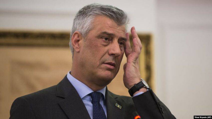 Cumhurbaşkanı Thaçi, Lahey’de Saat 13:00’da İfade Verecek