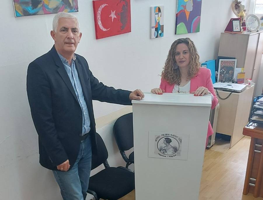Türk Gazeteciler Derneğinden “Elena Gjika” İlkokuluna Mütevazi Bir Hediye