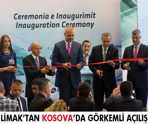 Thaçi,  Erdoğan ve Rama Havaalanın Yeni Terminalini Hizmete Verdiler