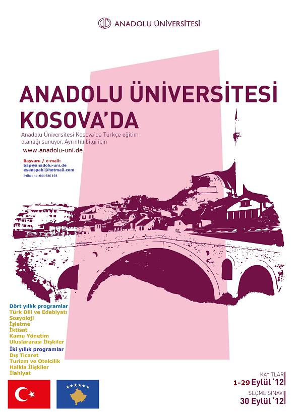 Kosova'da Anadolu Üniversitesi Açıköğretim Fakültesi Kayıtları Başladı