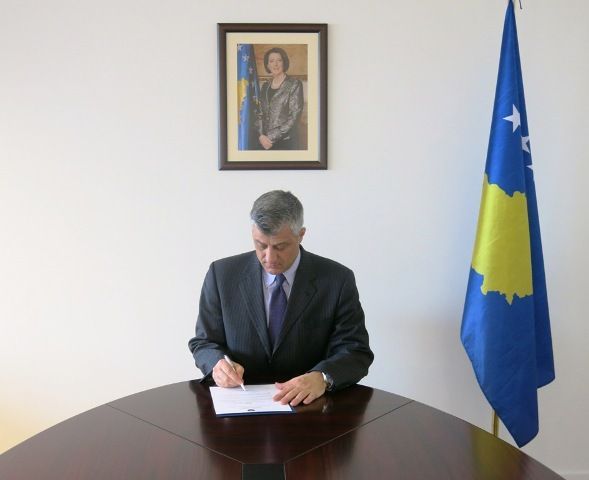 Thaçi, Tayland İle Diplomasi İlişkilerin Kurulması Bildirisini İmzaladı