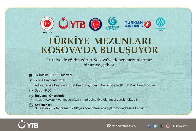 Türkiye Mezunları Priştine’de Buluşuyor