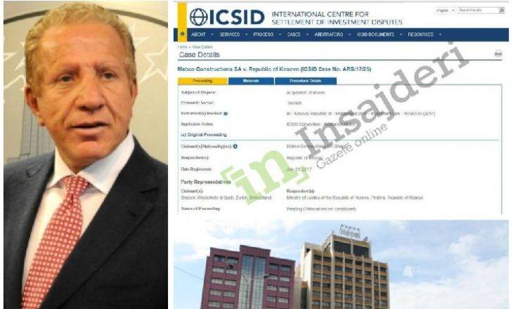 Pacolli Kosova'ya Karşı Tahkim 'de Dava Açtı