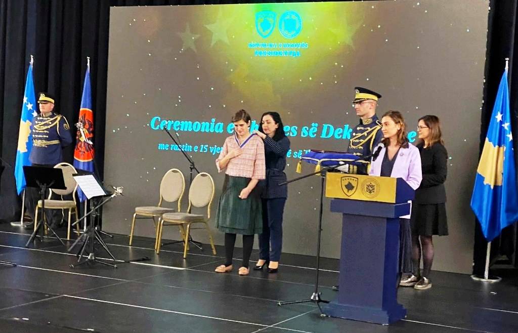 Kosova’nın Özgürlüğüne Katkı Sunan Şahsiyetlere Cumhurbaşkanlığı Madalyası