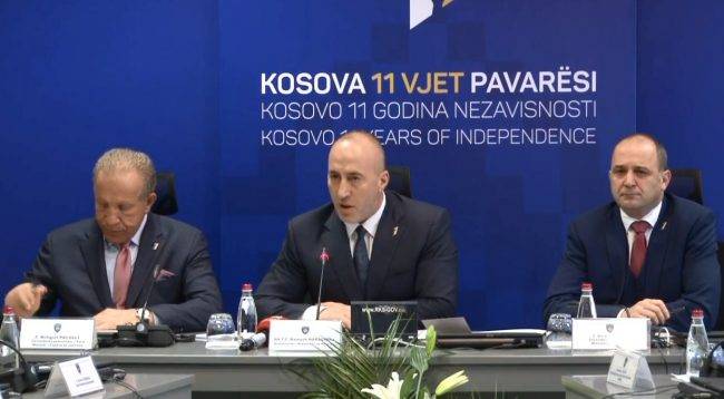 Haradinaj: 11 Yıl Bağımsızlıkta Önemli Kararlar Alınmıştır