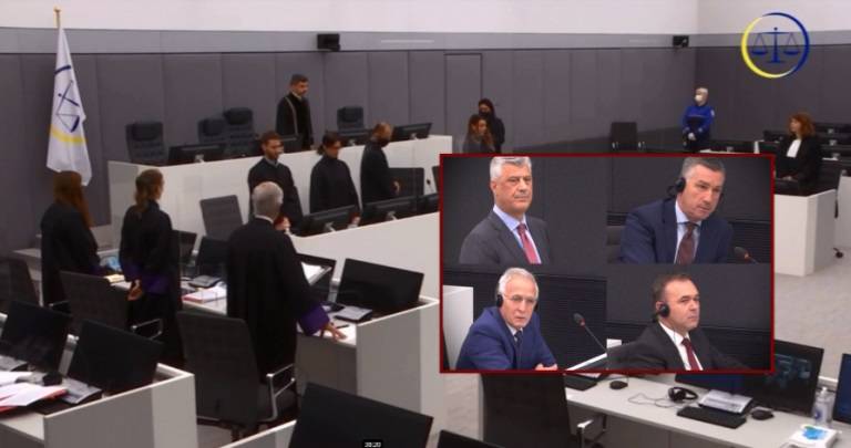 Thaçi ve Diğerlerinin Duruşması Salı Gününe Ertelendi