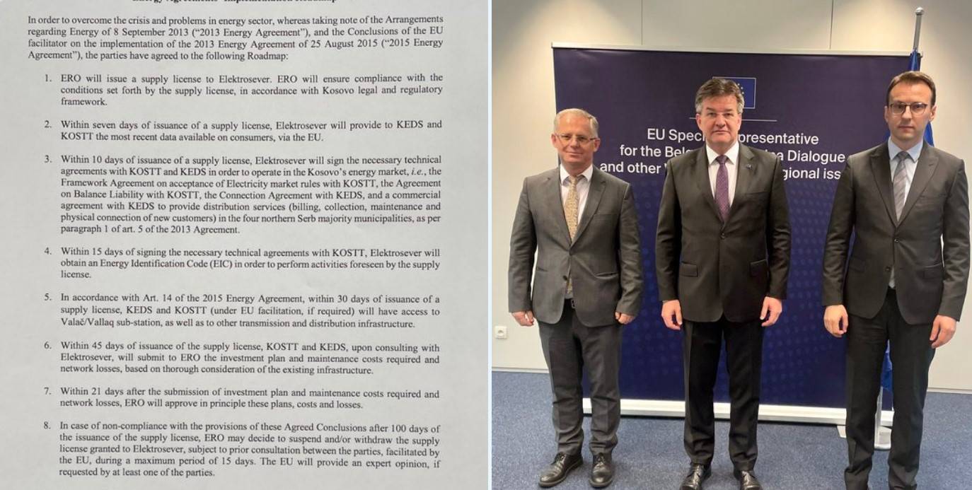 Kosova ile Sırbistan Arasında Enerji Anlaşması Sağlandı