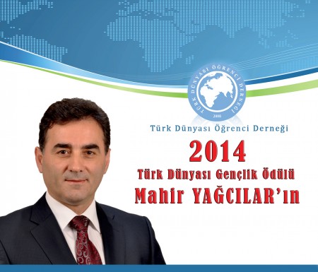Mahir Yağcılar'a Türk Dünyası Gençlik Ödülü