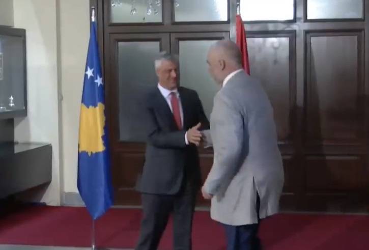 Rama, Thaçi ile Görüşmede